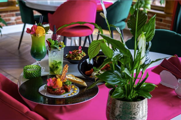 Eleganckie wnętrze Restauracji Oranżeria w Nowym Targu